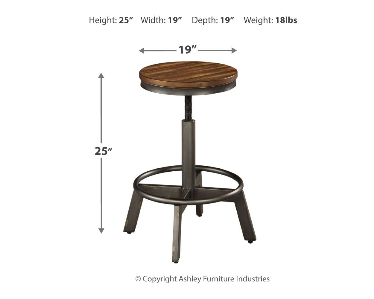 Torjin - Swivel Stool (Set of 2) - Hornell Furniture Outlet