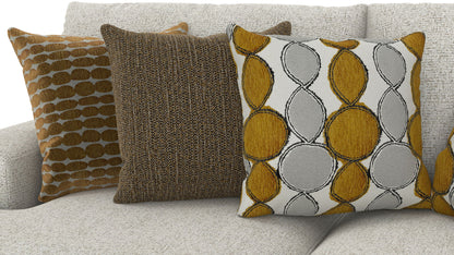 Tori - Sectional With Comfort Coil Seating, Cocktail Ottoman And Accent Pillows Included - Hornell Furniture Outlet