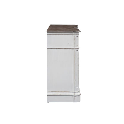 Magnolia Manor - Server - White - Hornell Furniture Outlet