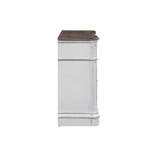 Magnolia Manor - Server - White - Hornell Furniture Outlet