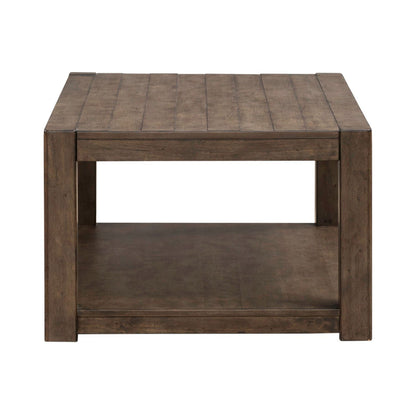 Broadmore - Rectangular Cocktail Table - Brown - Hornell Furniture Outlet