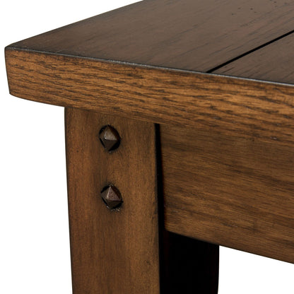 Lake House - Square Lamp Table - Hornell Furniture Outlet