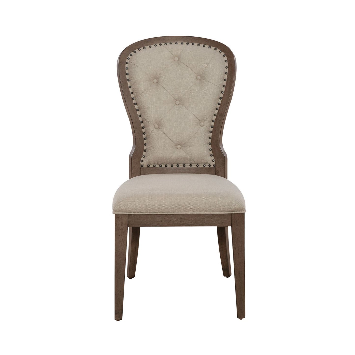 Americana Farmhouse - Upholstered Tufted Back Side Chair - Hornell Furniture Outlet