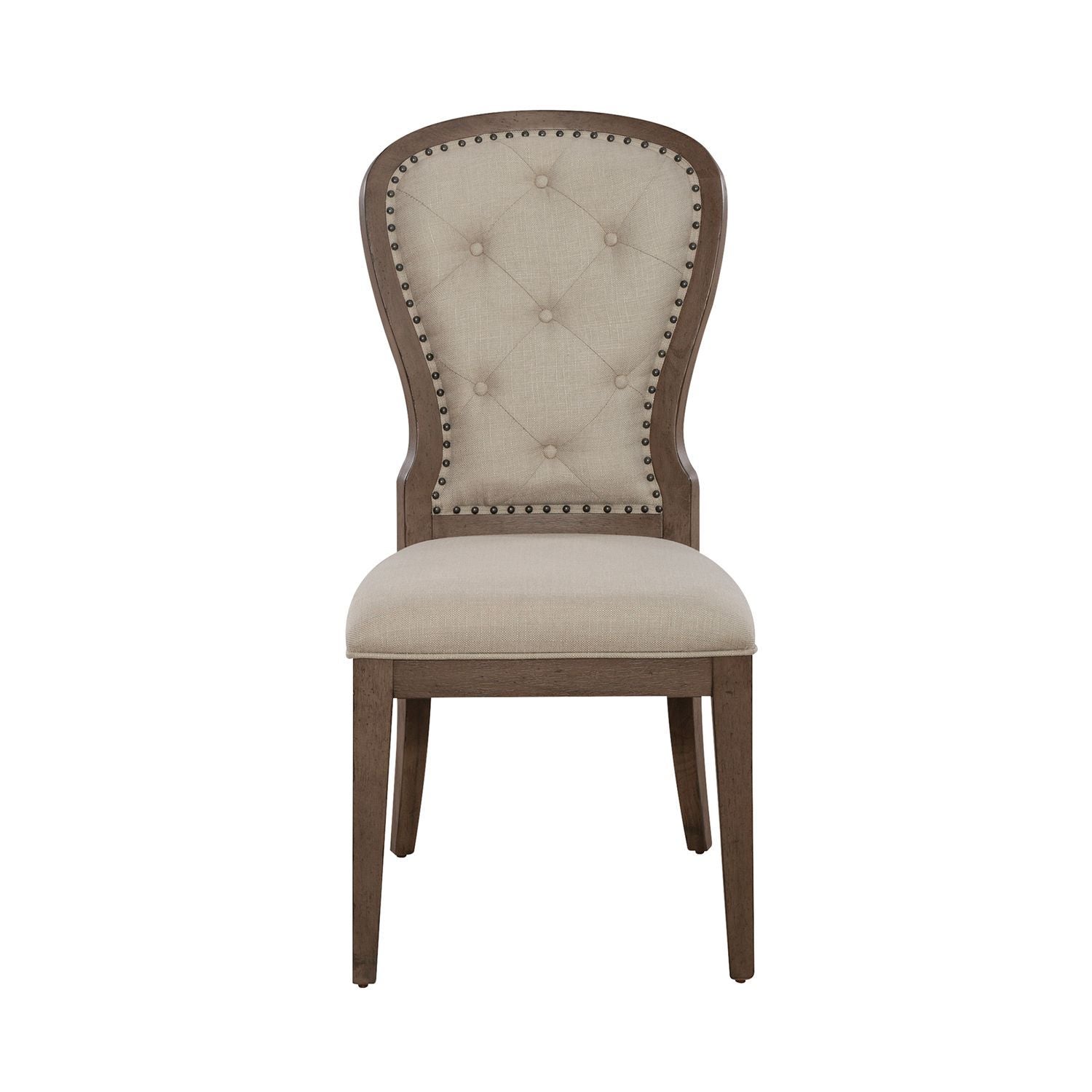 Americana Farmhouse - Upholstered Tufted Back Side Chair - Hornell Furniture Outlet