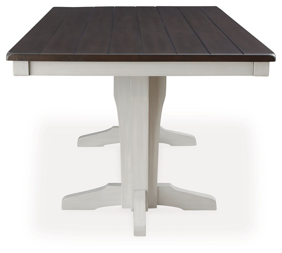 Darborn - Gray / Brown - Dining Table - Hornell Furniture Outlet
