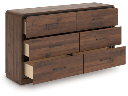 Fortlorn - Walnut Brown - Dresser - Hornell Furniture Outlet