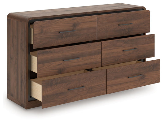 Fortlorn - Walnut Brown - Dresser - Hornell Furniture Outlet