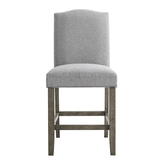 Grayson - Counter Chair - Gray / Light Brown - Hornell Furniture Outlet