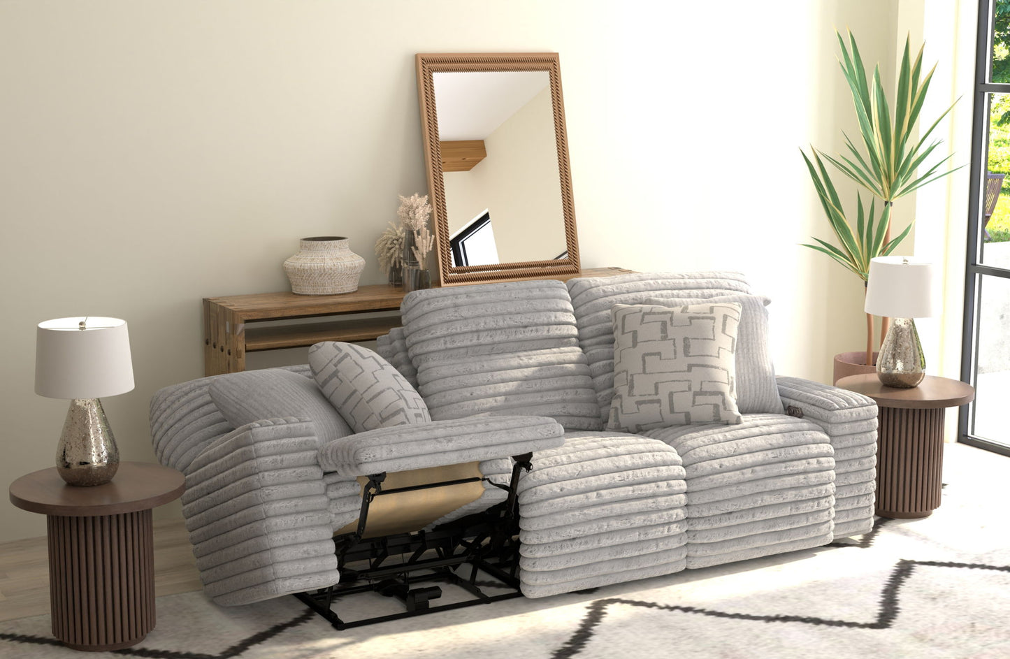 Lynx - Power Reclining Sofa With Zero Gravity - Hornell Furniture Outlet