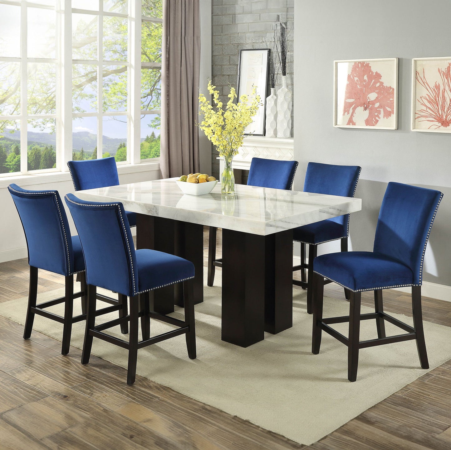 Camila - Rectangular Counter Dining Set - Hornell Furniture Outlet