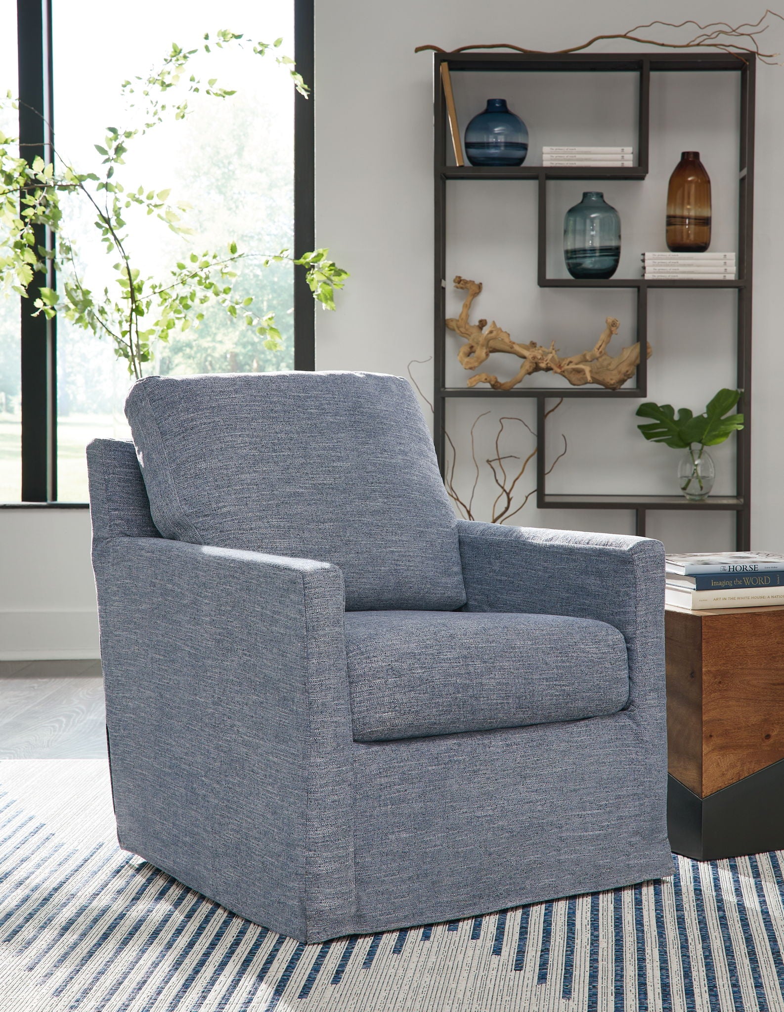 Nenana Next - gen Nuvella - Swivel Glider Accent Chair - Hornell Furniture Outlet