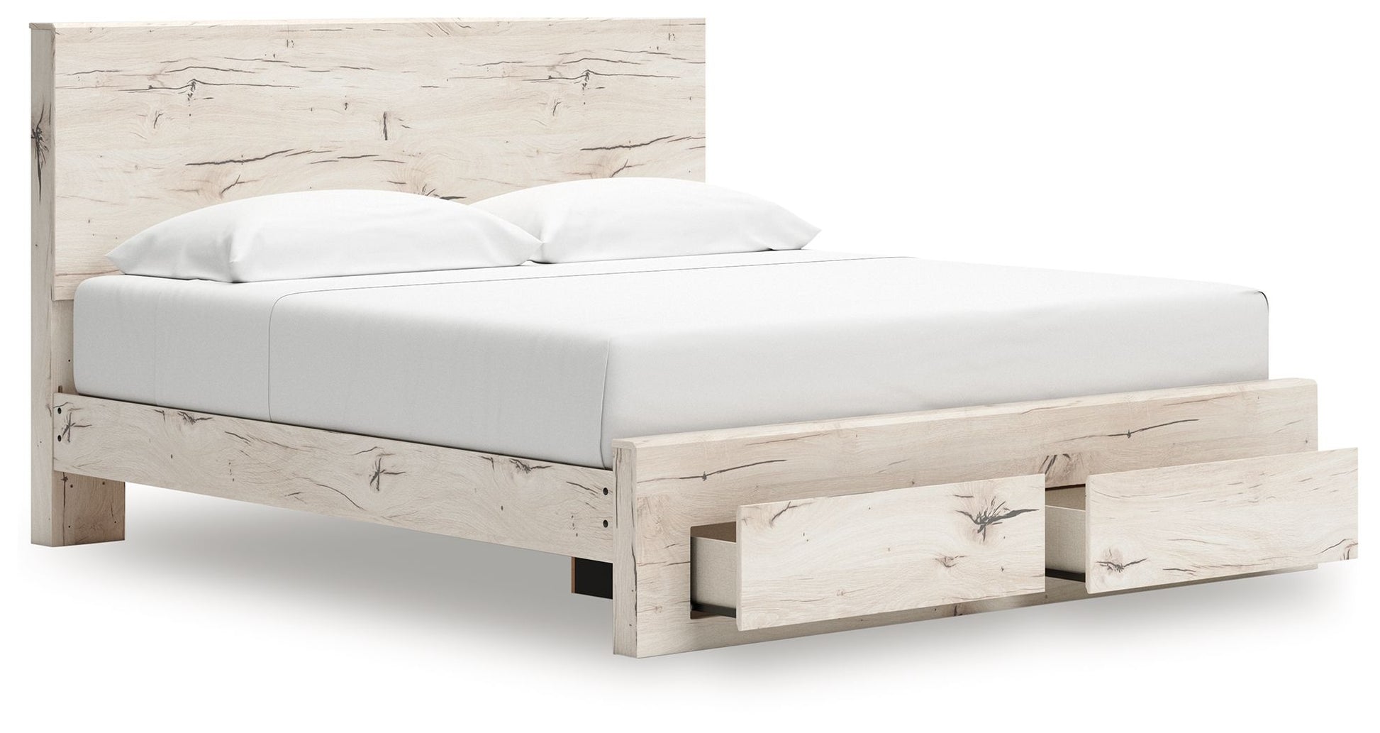 Lawroy - Panel Bed With Storage - Hornell Furniture Outlet