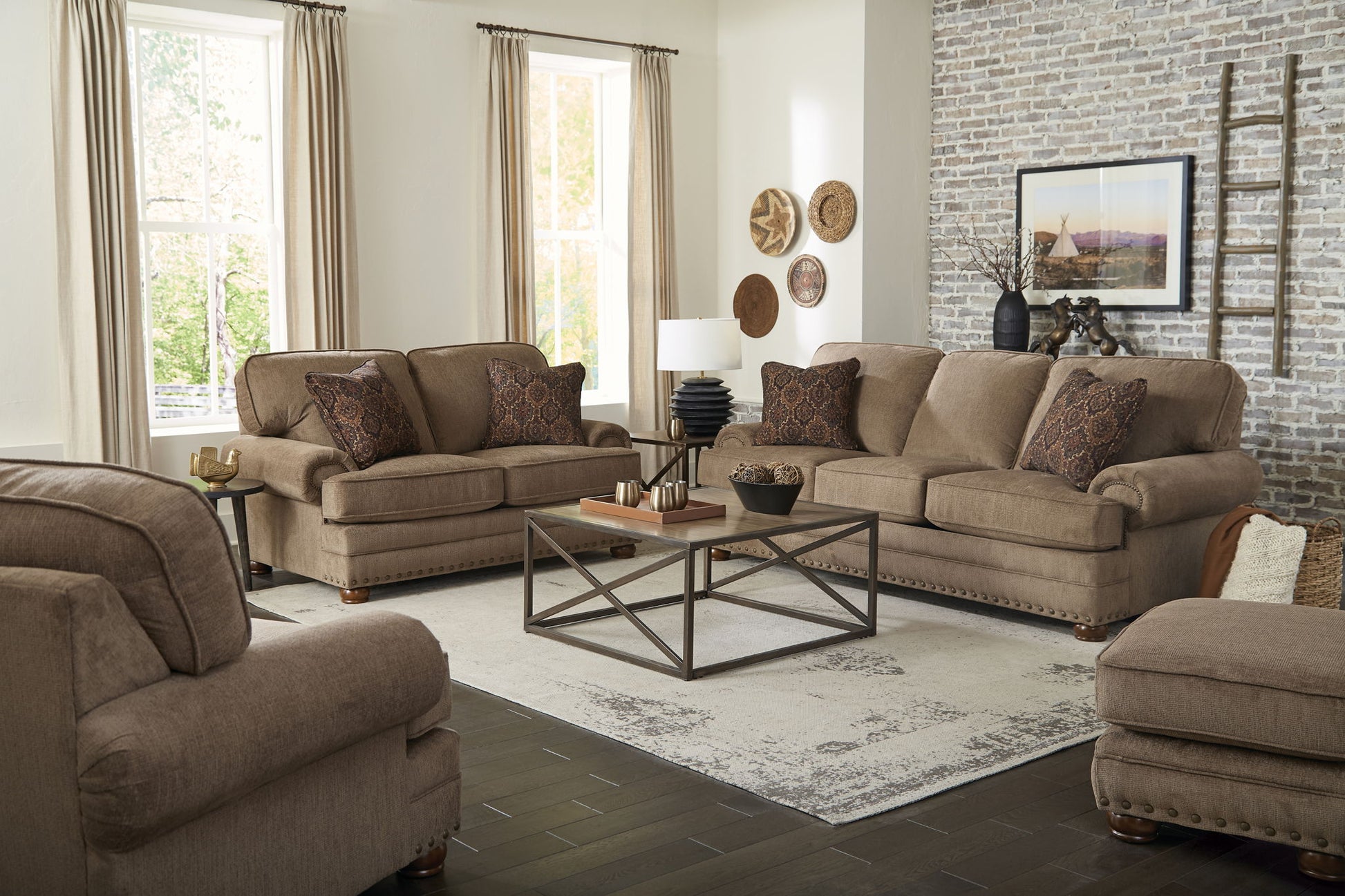 Singletary - Loveseat - Hornell Furniture Outlet