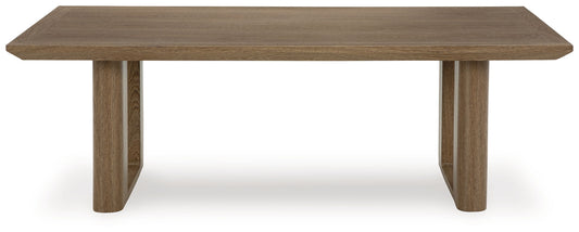 Serene Bay - Dark Brown - Rectangular Cocktail Table - Hornell Furniture Outlet