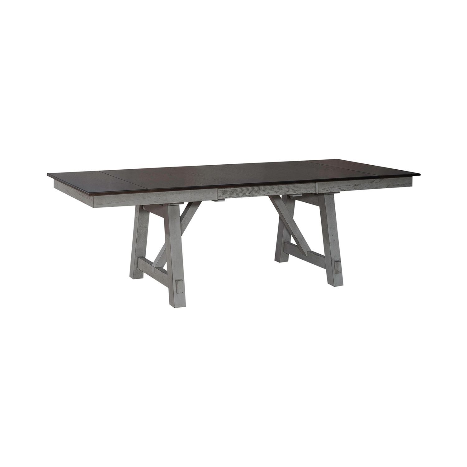 Newport - Trestle Table Set - Hornell Furniture Outlet