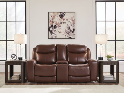 Next Move - Power Reclining Loveseat With Console / Adjustable Headrest - Hornell Furniture Outlet