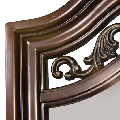 Messina Estates - Dresser & Mirror - Dark Brown - Hornell Furniture Outlet