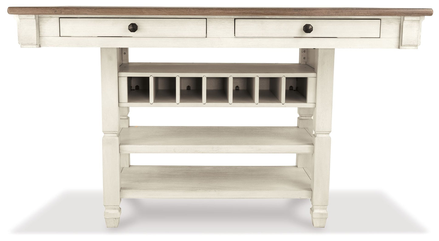 Bolanburg - Beige - Rectangular Dining Room Counter Table - Hornell Furniture Outlet