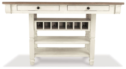 Bolanburg - Beige - Rectangular Dining Room Counter Table - Hornell Furniture Outlet