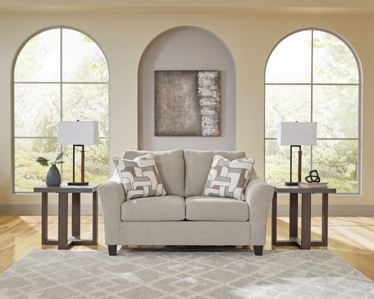 Willarae - 2 Pc. - Sofa, Loveseat - Taupe - Hornell Furniture Outlet