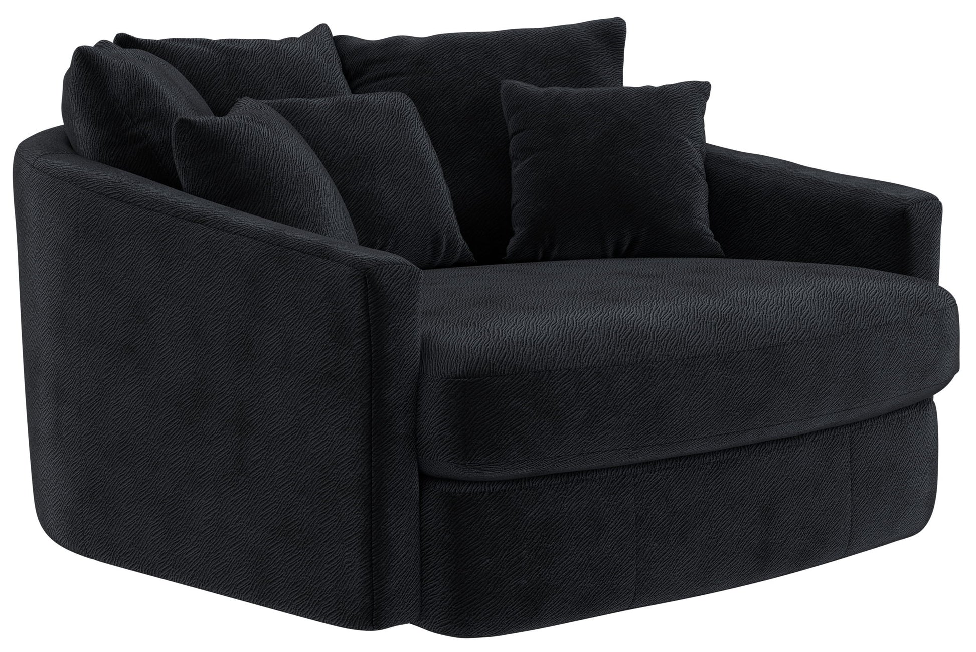 Matty - Round Accent Cuddle Chaise - Hornell Furniture Outlet