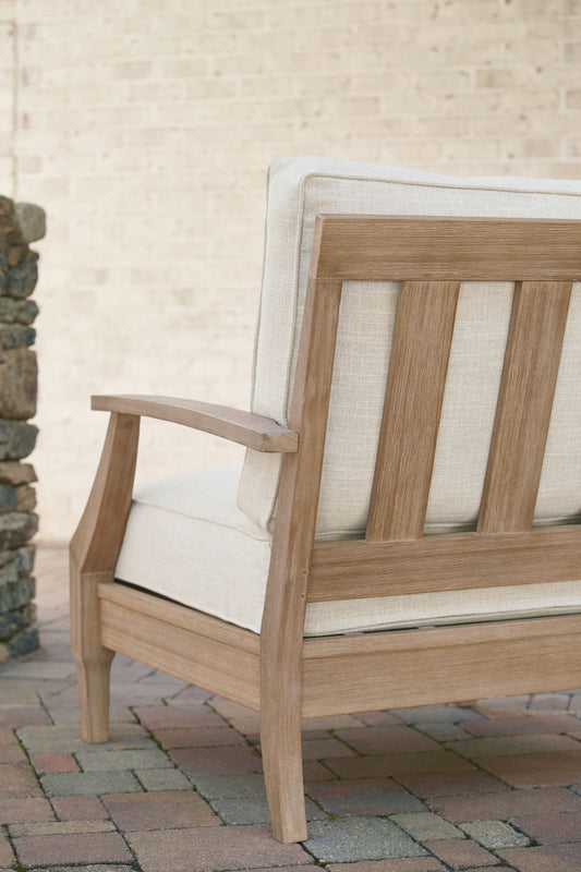 Carter Hall - Beige - Lounge Chair With Cushion - Hornell Furniture Outlet
