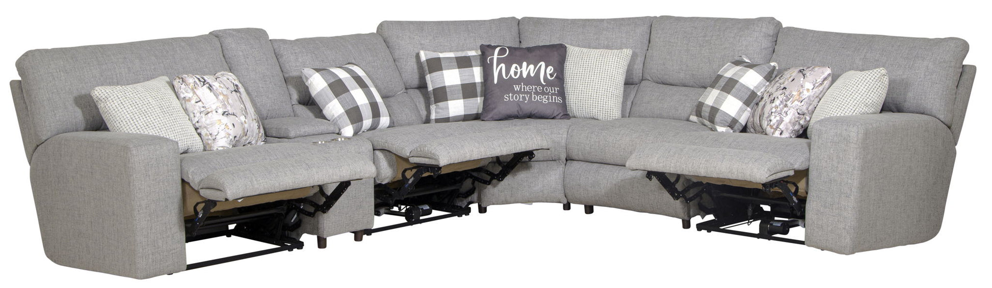 Rockport - Reclining Sectional - Hornell Furniture Outlet