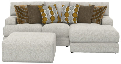 Tori - Sectional With Comfort Coil Seating, Cocktail Ottoman And Accent Pillows Included - Hornell Furniture Outlet