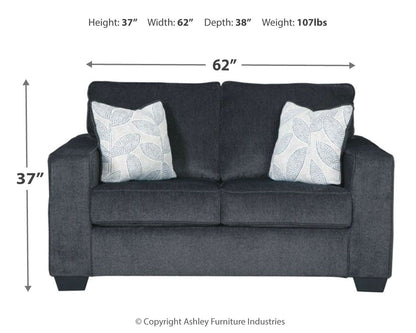 Altari - Stationary Loveseat - Hornell Furniture Outlet