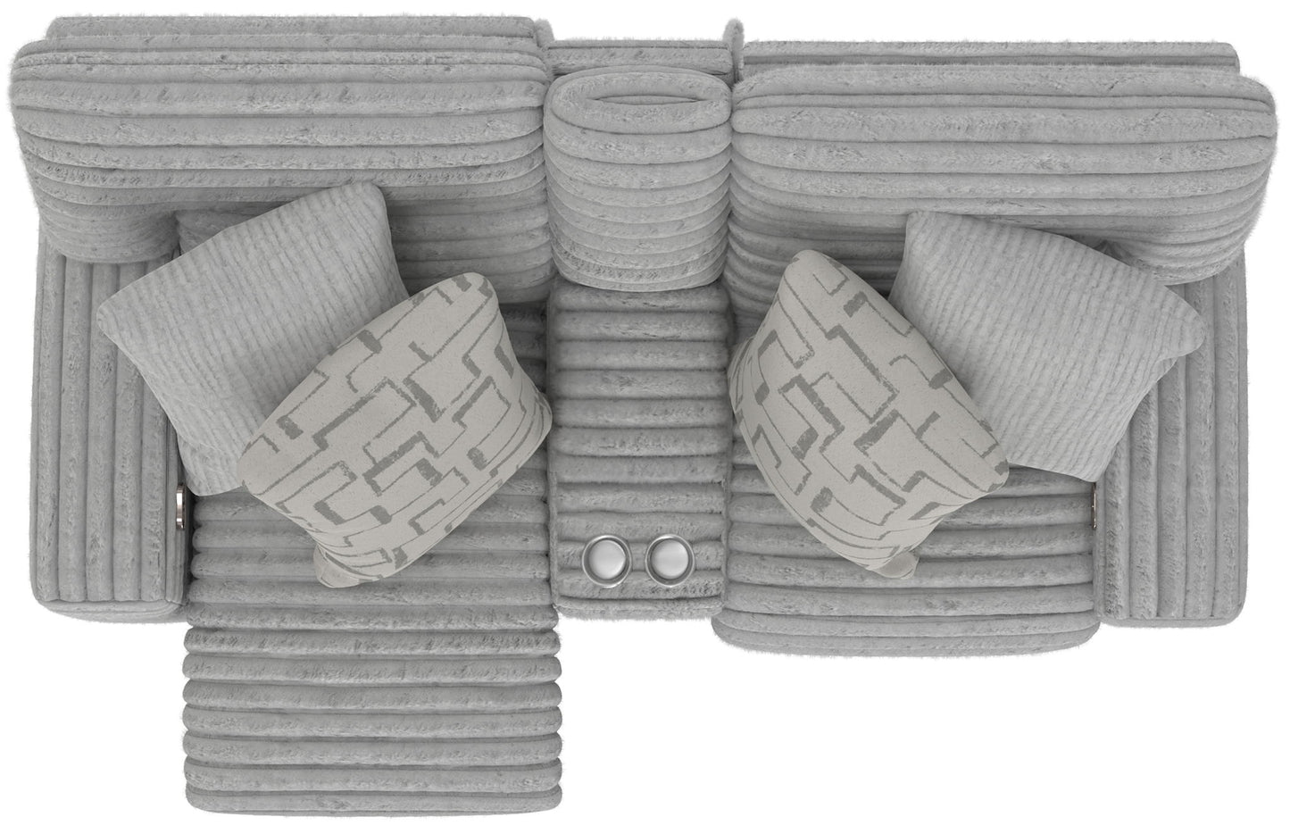 Lynx - Power Reclining Console Loveseat With Zero Gravity - Hornell Furniture Outlet