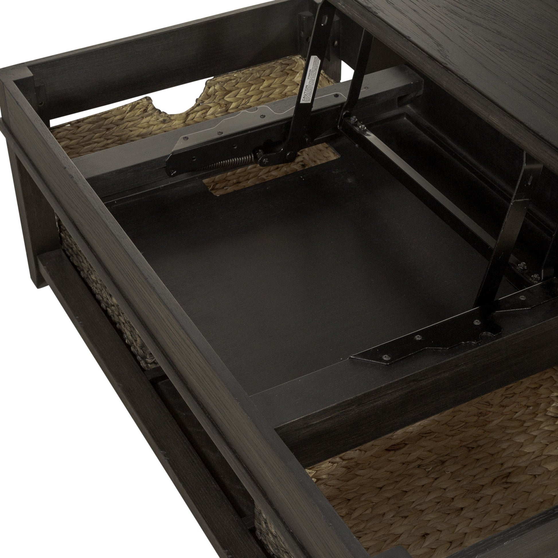 Mill Creek - Lift Top Cocktail Table - Dark Brown - Hornell Furniture Outlet