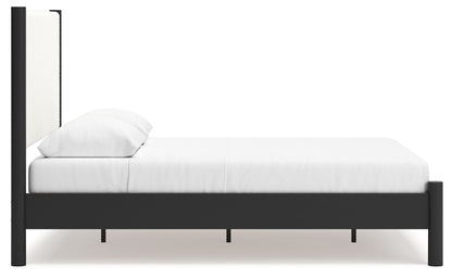 Cadmori - Upholstered Panel Bed - Hornell Furniture Outlet