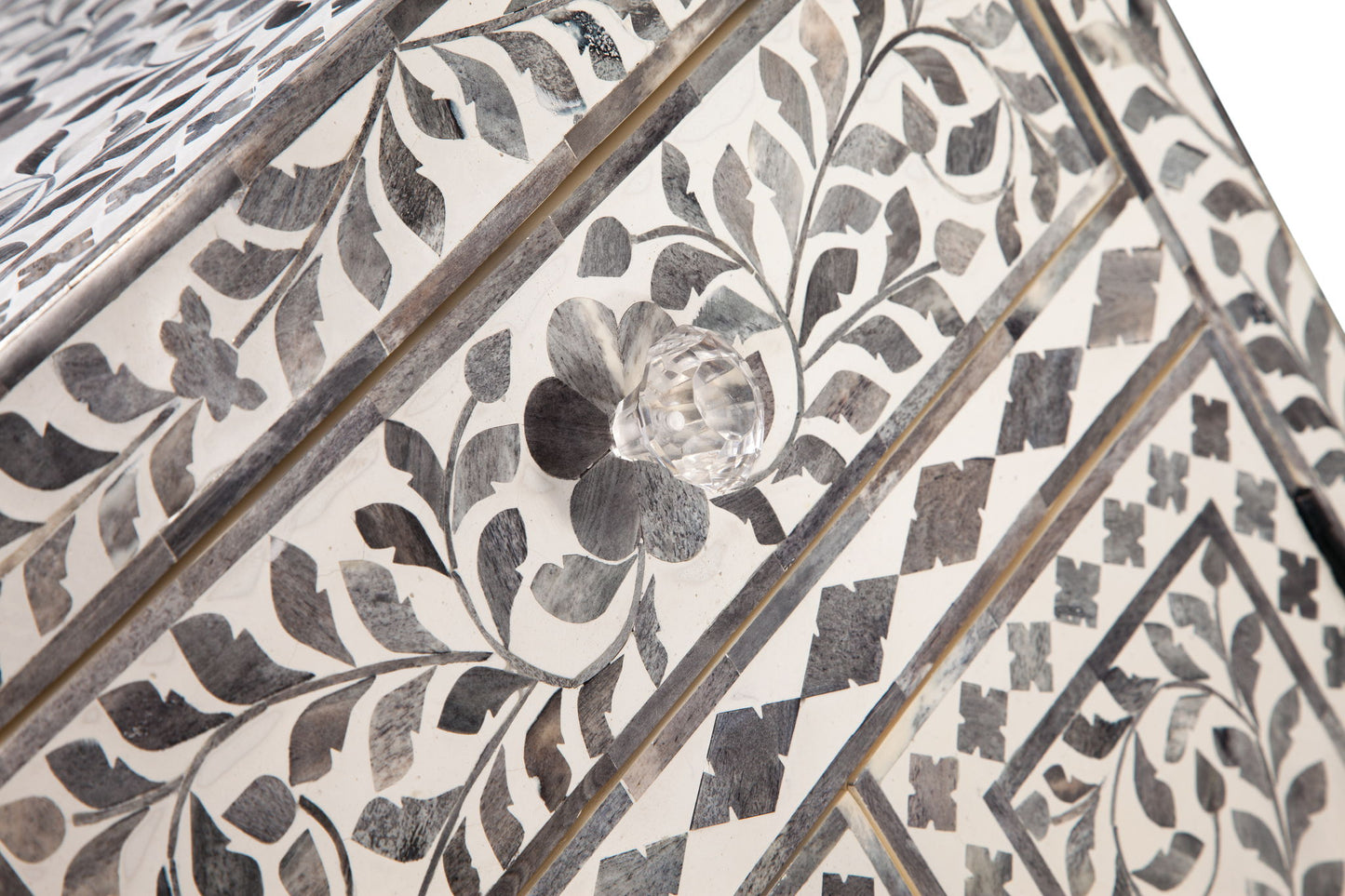 Fowler - Accent Cabinet - Pearl Silver - Hornell Furniture Outlet