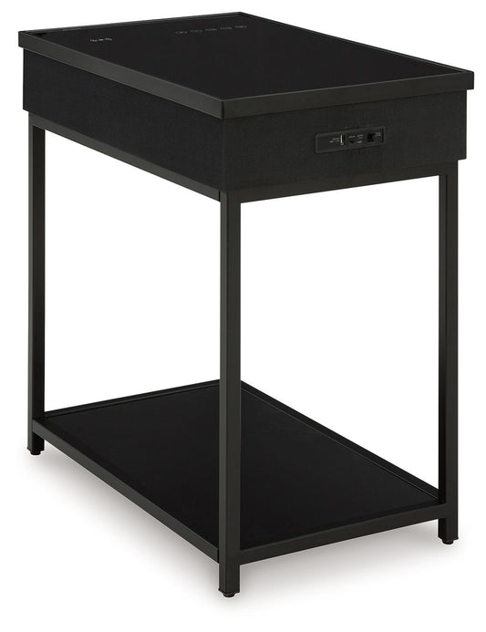 Gemmet - Black - Accent Table - Hornell Furniture Outlet