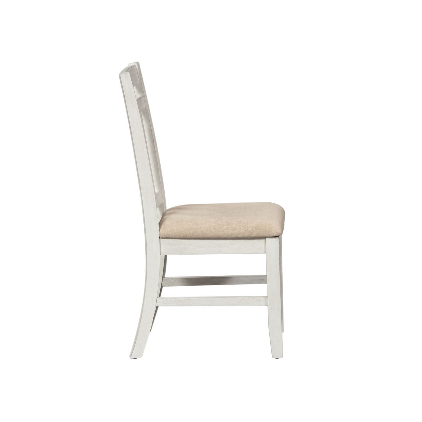 Summerville - Slat Back Side Chair - White - Hornell Furniture Outlet