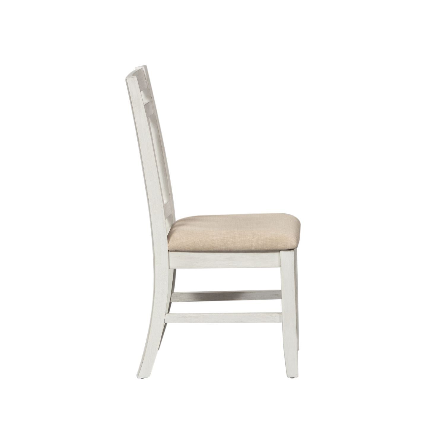 Summerville - Slat Back Side Chair - White - Hornell Furniture Outlet