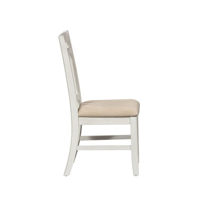 Summerville - Slat Back Side Chair - White - Hornell Furniture Outlet