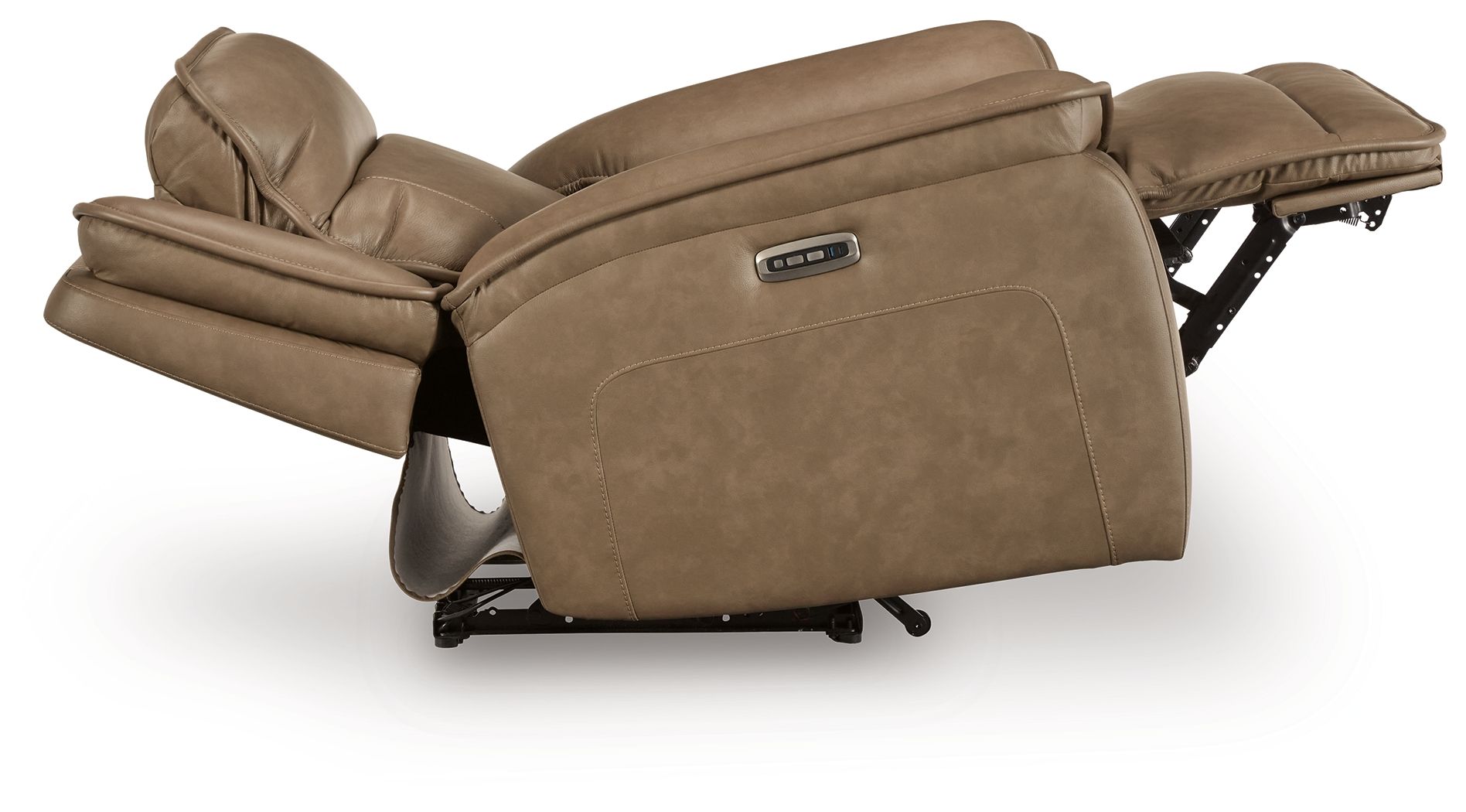 Glencroft - Power Recliner / Adjustable Headrest - Sahara - Hornell Furniture Outlet