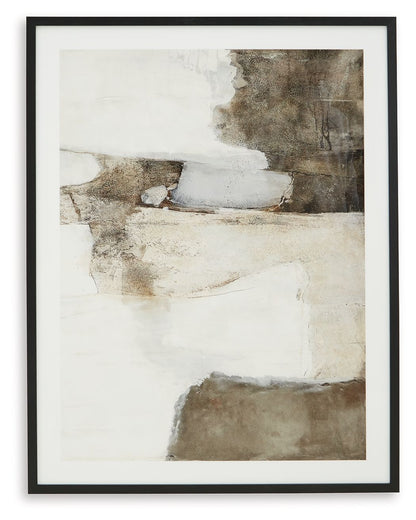 Aldricton - Brown / White - Wall Art - Hornell Furniture Outlet