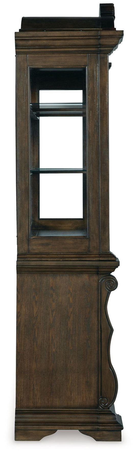 Maylee - Dark Brown - Dining Buffet And Hutch - Hornell Furniture Outlet