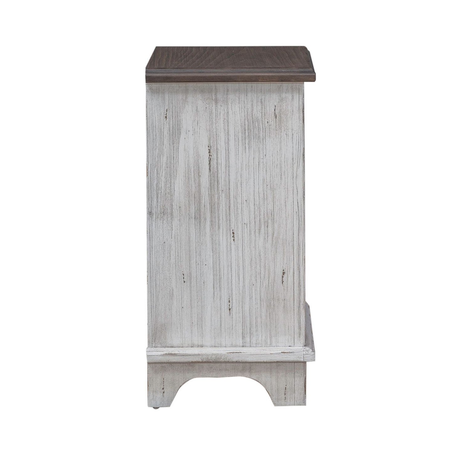 River Place - Left Pier Base - White - Hornell Furniture Outlet