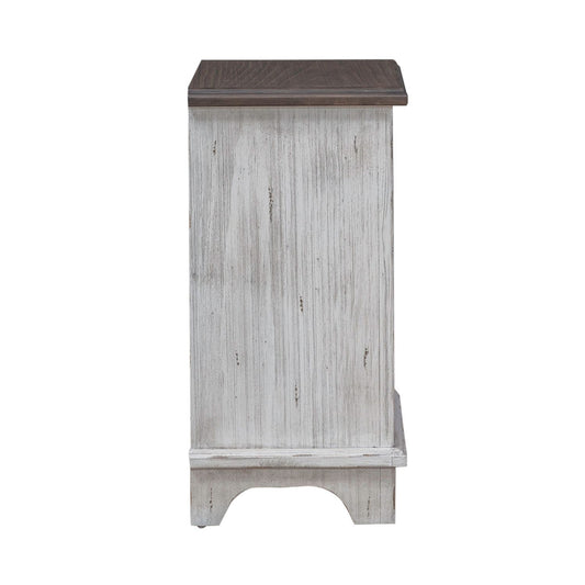 River Place - Left Pier Base - White - Hornell Furniture Outlet