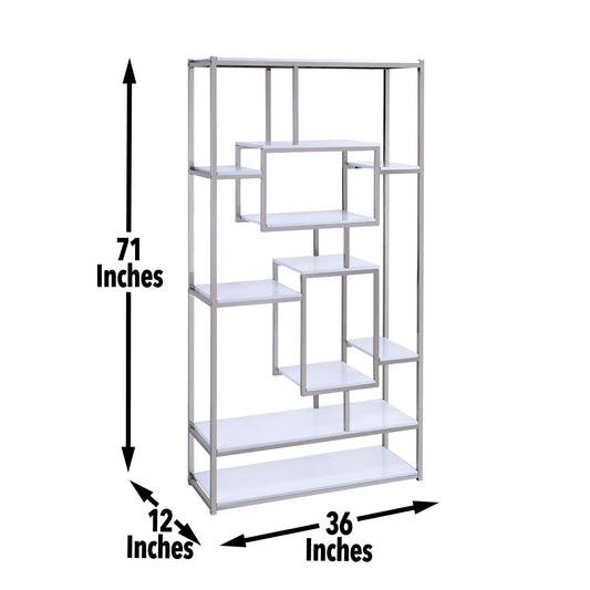 Alize - Bookcase And Desk - White - Hornell Furniture Outlet