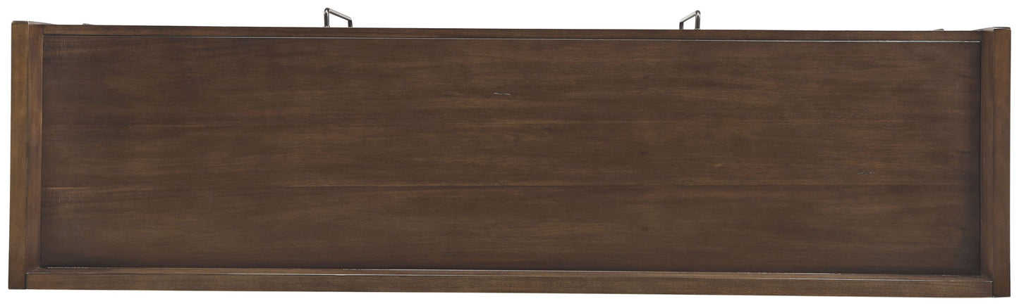 Starmore - Brown - XL TV Stand w/Fireplace Option - Hornell Furniture Outlet