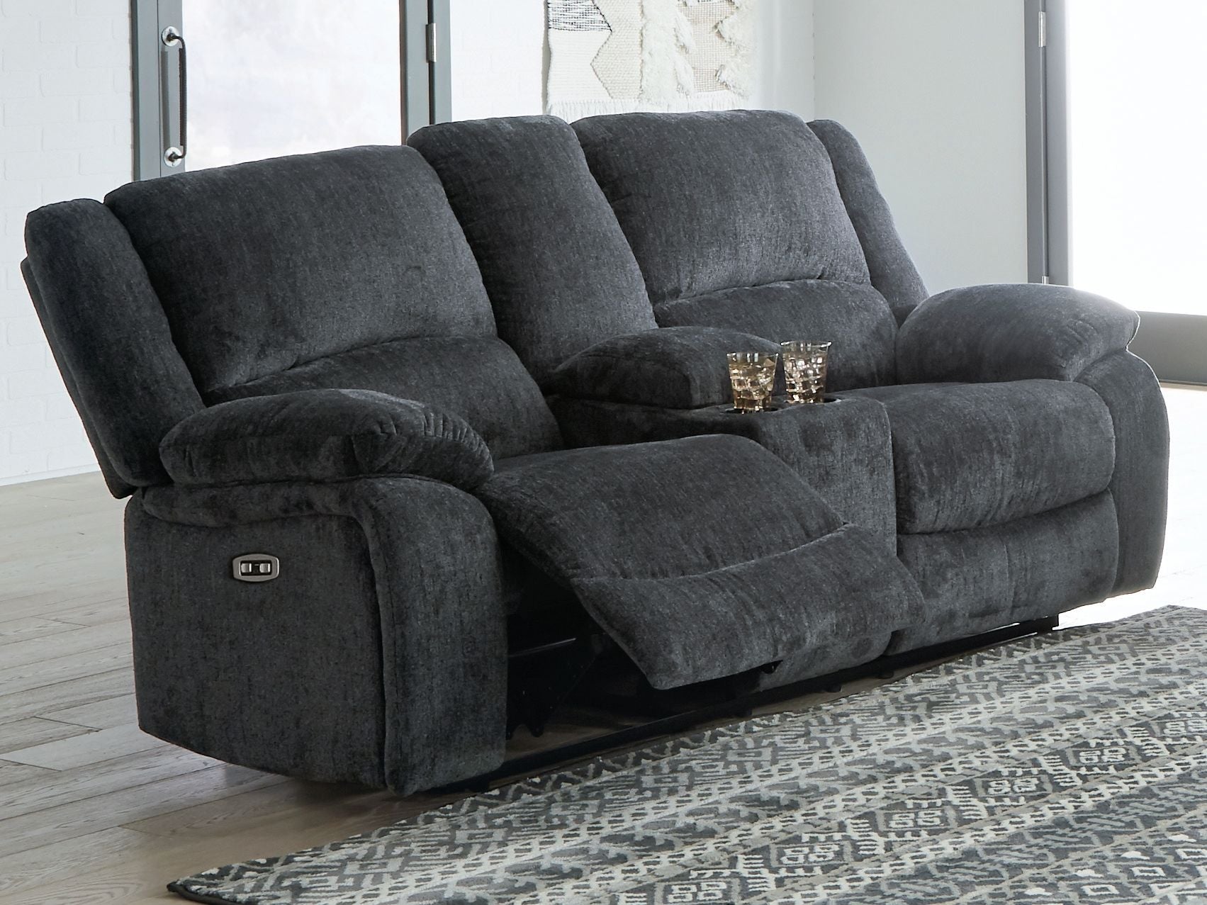 Draycoll - Reclining Loveseat - Hornell Furniture Outlet