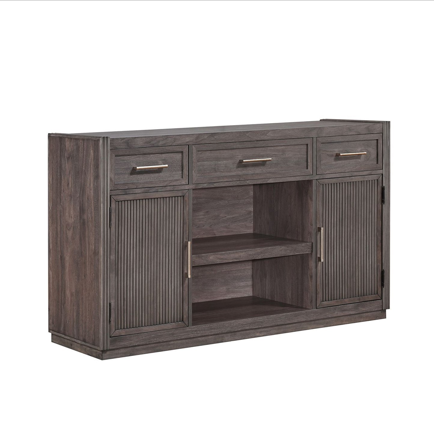 Modern Edge - Server - Brown - Hornell Furniture Outlet