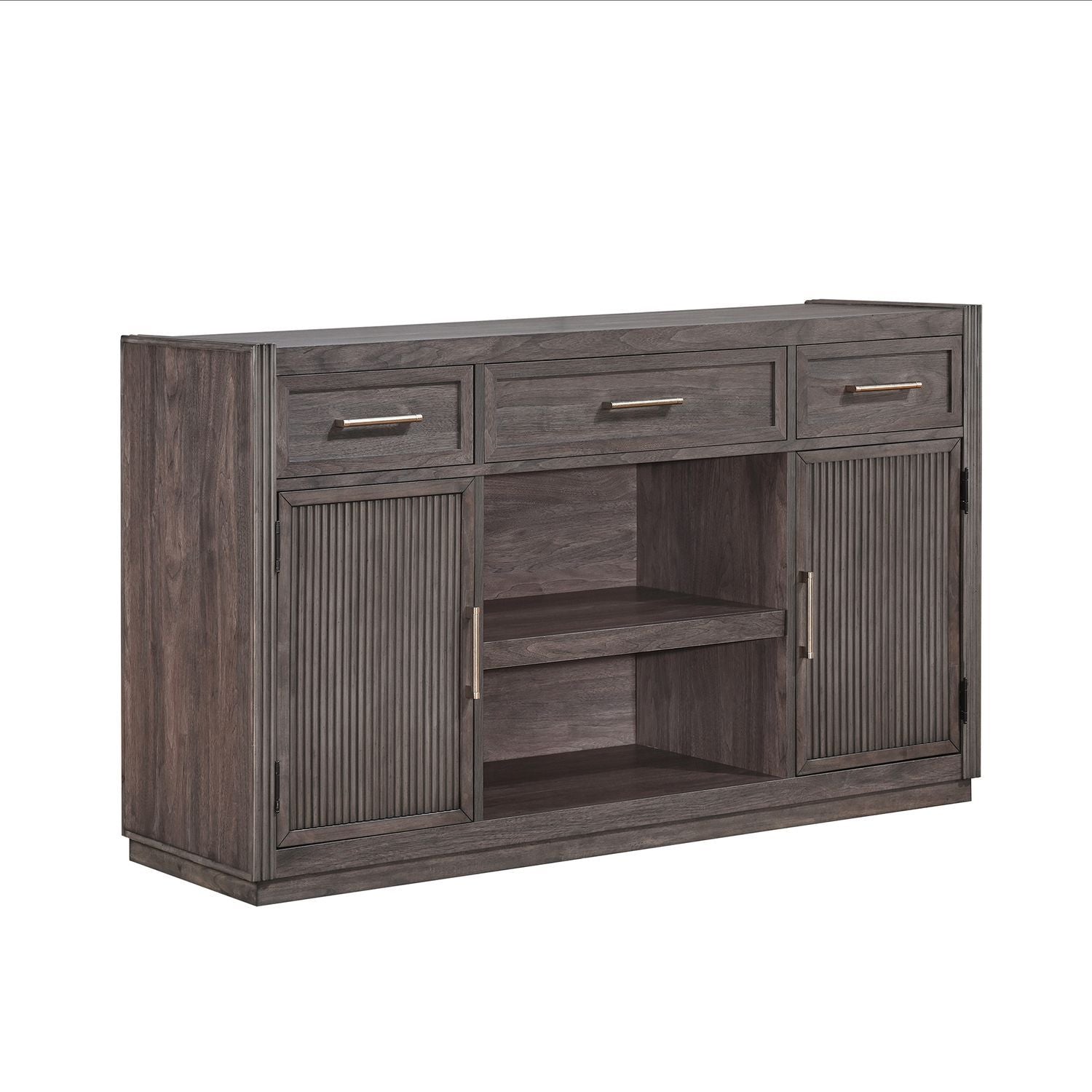Modern Edge - Server - Brown - Hornell Furniture Outlet