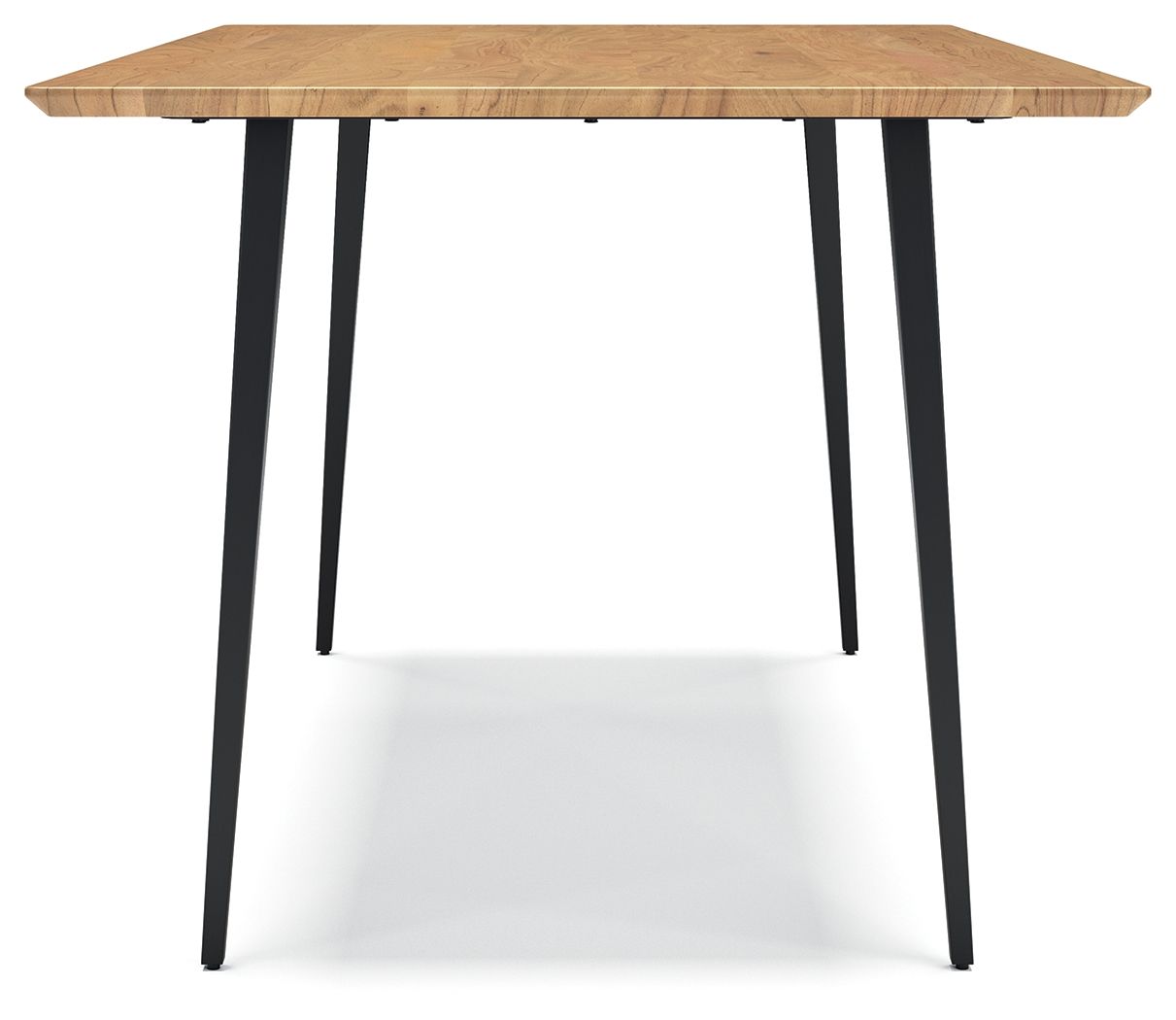 Gretlynn - Black / Natural - Rectangular Dining Room Table - Hornell Furniture Outlet