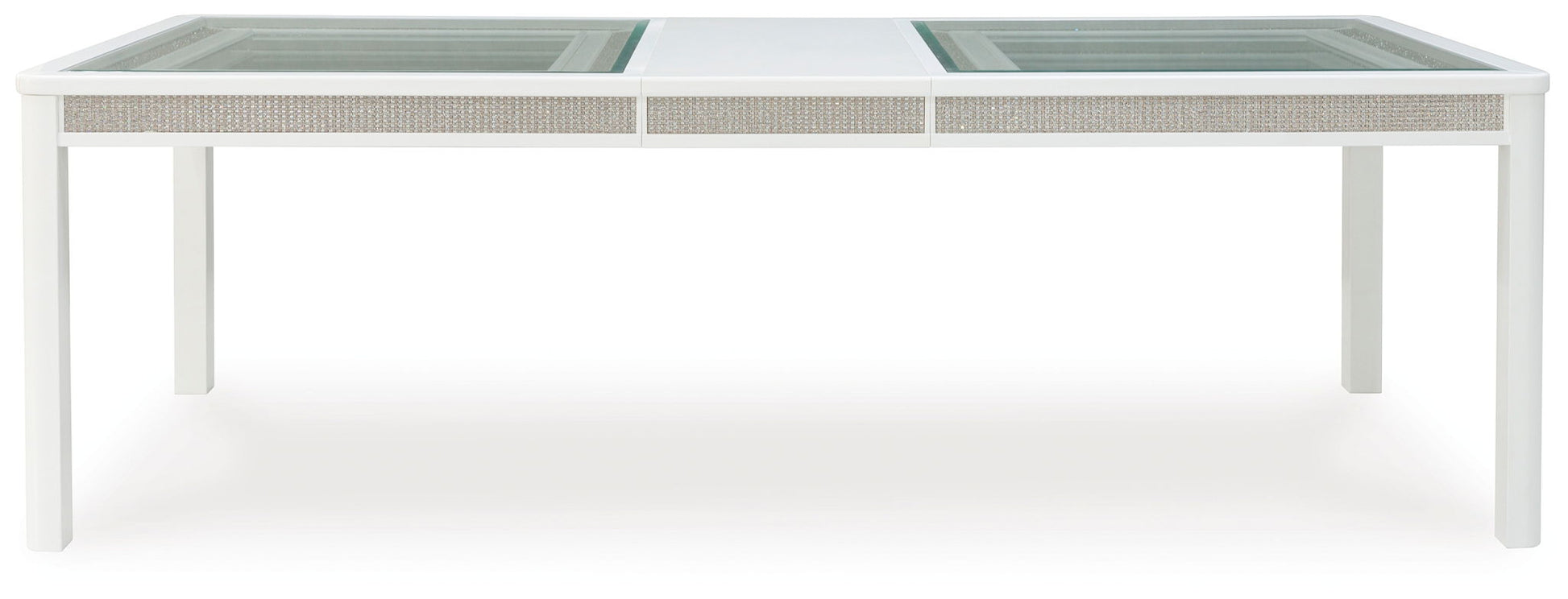 Chalanna - White - Rectangular Dining Room Extension Table - Hornell Furniture Outlet