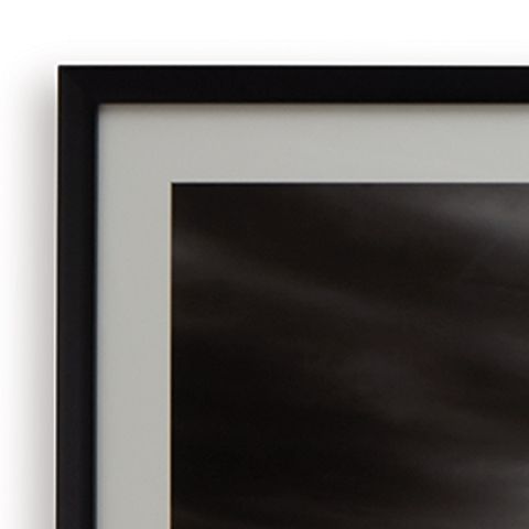 Delstone - Black / White - Wall Art - Hornell Furniture Outlet